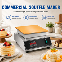 Machine à Soufflés Japonaise Antiadhésive à Plaque Simple ou Double, Gaufrier Professionnel pour Pâtisseries et Boulangeries