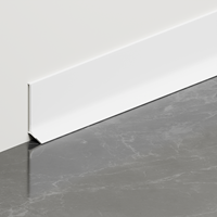 Bande de plinthe métallique autocollante ultra-fine, plinthe flexible en aluminium pour une décoration rapide des murs et des sols