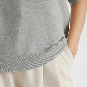 <span class=keywords><strong>Maglione</strong></span> Casual da <span class=keywords><strong>Donna</strong></span> <span class=keywords><strong>in</strong></span> <span class=keywords><strong>Cashmere</strong></span> e Cotone, Pullover con Lavorazione a Maglia - Product Image 5