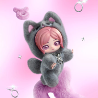 Nouvelle série complète 2026 authentique POP MART Aespa Fluffy Club – Boîte de 4 modèles non répétitifs – Porte-clés en peluche rembourré en coton PP