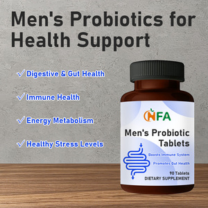 Comprimés probiotiques pour hommes en marque privée, contenant du Lactobacillus Fermentum, favorisent le système digestif et renforcent le système immunitaire - Product Image 5