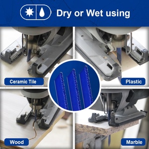 Lama per seghetto alternativo con attacco a T da 100 mm, rivestita in diamante brasato, per marmo, granito, <span class=keywords><strong>piastrelle</strong></span>, ceramica - Accessorio per utensili elettrici - Product Image 6