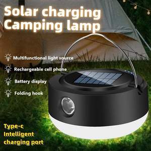 Lámpara de Camping Solar Portátil 2024, Recargable Tipo-C, Bombilla LED de Emergencia con Banco de Energía, Venta al Por Mayor - Product Image 6
