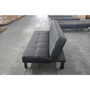 <span class=keywords><strong>Canapé</strong></span>-lit convertible de style moderne, simple, en cuir PU, pliable, meubles de salon pour s'asseoir et dormir, usage domestique - Product Image 2