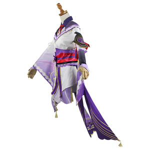 Genshin Impact Raiden Shogun Cosplay Costume Baal Outfits Raiden <span class=keywords><strong>Mei</strong></span> Full Set Cosplay Game Dress Wig Headwear for Anime Expo - Product Image 2