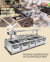 Cantine commerciale pour café et banquet,, équipement de cuisine électronique central, cuiseur iso, origine asiatique de dubaï, ventilation