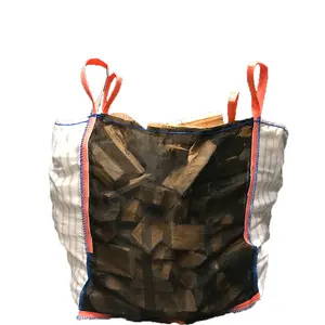 Big size Breathable FIBC Bulk PP Big Firewood Bag Plastic Mesh Bag For Firewood