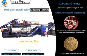 Équipement de traitement des carcasses animales infectieuses - Machine de transformation des animaux morts en farine de viande et d'os - Product Image 6