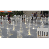 Boquillas de Acero Inoxidable 304 de Alta Calidad para Fuentes de Agua Musicales Comerciales Modernas con Control DMX512 para Exteriores