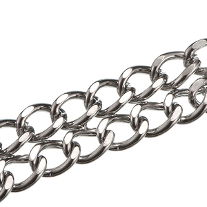 Collar de perro de cadena de estrangulación de 2 filas de martingala 304 de acero inoxidable al por mayor Premium resistente y elegante - Product Image 4