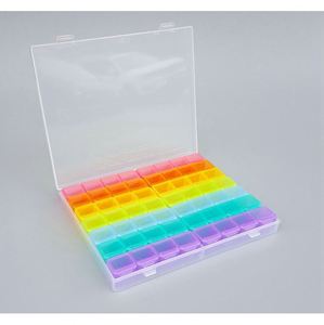 Boîte à pilules mensuelle haut de gamme avec sections amovibles, solution de rangement flexible - Product Image 4