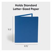 Porte-documents robuste à deux poches, dossiers en papier avec poches, format lettre
