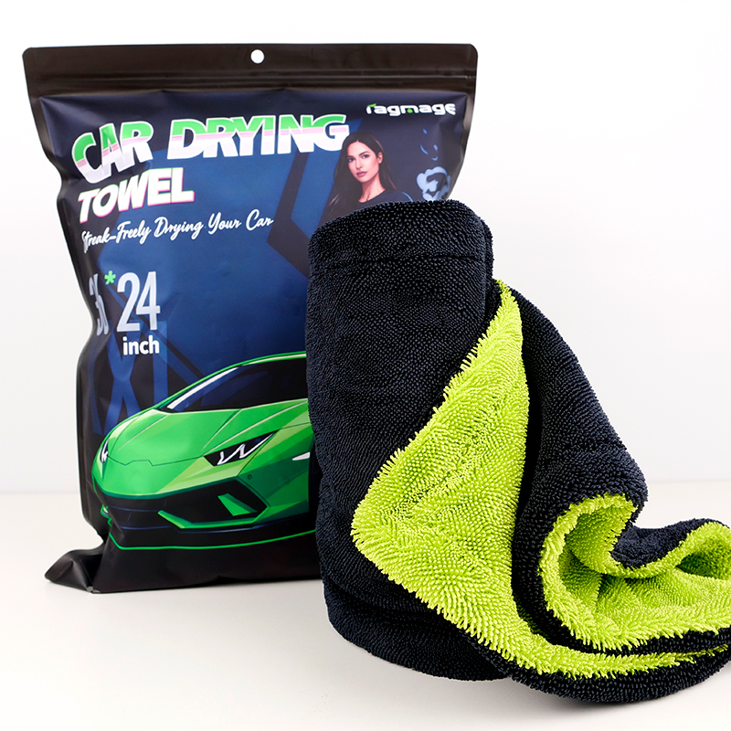 Custom Wash Car Towel Individual Packaging