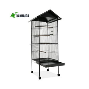 Jaula Doble Súper Grande XL para Loros Pajarera de Metal para Aves de Exterior para Agapornis <span class=keywords><strong>Casa</strong></span> con Alambre de Hierro - Product Image 2