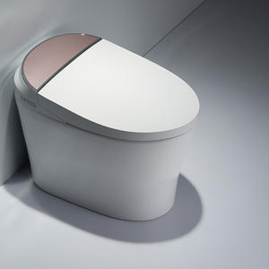 Inodoro inteligente independiente moderno personalizado montado en el suelo forma <span class=keywords><strong>de</strong></span> cuenco alargado Control remoto armario <span class=keywords><strong>de</strong></span> agua directo <span class=keywords><strong>de</strong></span> fábrica - Product Image 4