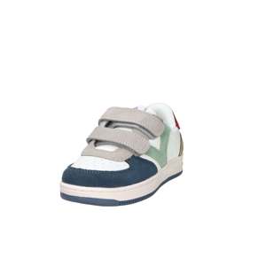 Baskets Victoria pour enfants, blanches et bleues, taille 25, fermeture Velcro, chaussures en toile tendance - Product Image 5