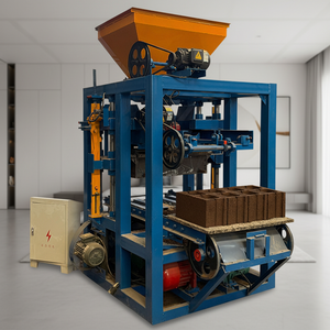 Machine semi-automatique de fabrication de blocs de béton pour pavés en béton massif creux autobloquants bibo QTJ4-24 - Product Image 6