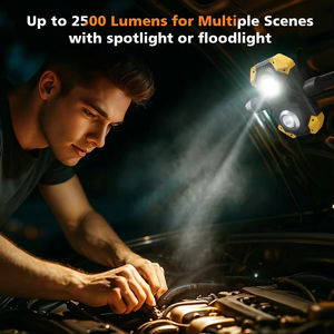 2 luces de trabajo LED magnéticas recargables, se pueden recargar y plegar en 5 modos de iluminación - Product Image 6