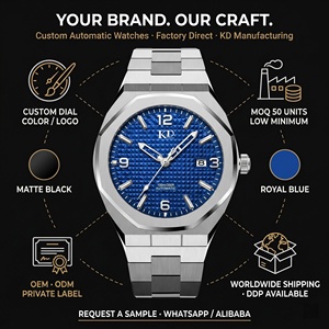 <span class=keywords><strong>Montre</strong></span> de sport de luxe pour hommes personnalisée qualité importée exportation étanche en <span class=keywords><strong>acier</strong></span> inoxydable 20mm de largeur de bande <span class=keywords><strong>montre</strong></span> analogique en cristal pour hommes - Product Image 3