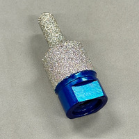 Formes spéciales brasées sous vide 45 #   Foret diamanté à grain abrasif, outil de perçage M14 pour porcelaine, marbre, polissage des bords, agrandissement des trous JOWIN