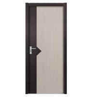 Pintu Interior Modern Berkualitas Tinggi QB, Terbuat dari PVC dan MDF, Tahan Air