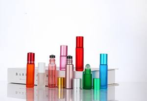 Portable 5ml 10ml Travel Lip Oil Eye <b>Perfume</b> Glass Roll on Bottle Color <b>Roller</b> Ball for Essential Oils - Product Image 5