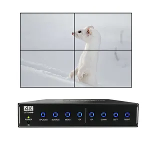 video wall controller 2x2 3x3 1x2 1x4 2.0 4K@60hz hdmi video wall controller 2x2 support multi input vga dvi hdmi usb