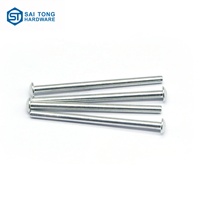 Rivets semi-tubulaires en acier au carbone à tête brillante 3mm 4mm 5mm certifiés ISO pour pièces automobiles à énergie nouvelle