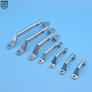 Poignée de porte Anwang en acier inoxydable 304, espacement des trous 90 mm, longueur totale 107 mm, épaisseur 6 mm, coin rond, poignée de meuble industrielle - Product Image 3