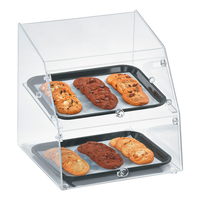 Plexiglas transparent cubique pour cookies, grande taille, boîte de présentation en acrylique, pour boulangerie