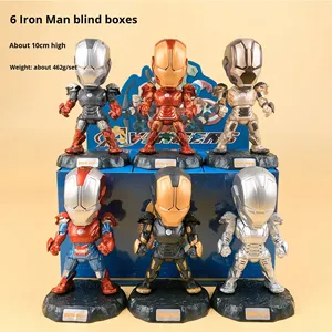 Existencias para envío inmediato Spider-Man Vengadores Thanos <span class=keywords><strong>Hulk</strong></span> PVC Caja ciega Figuras Marvel Heroes Modelo Display con Frozen - Product Image 1
