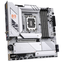 Carte mère Z890M GAMING FROZEN LGA1851 PCB blanc DDR5 8400 OC Alimentation 14 phases 5x emplacements M.2 PCIe 5.0 WiFi 7 Micro ATX PC