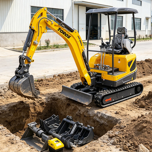 Miniexcavadora de 1-3.5 Toneladas en Oferta, Giro Cero, Fácil Maniobrabilidad para Renovación de Zonas Históricas en la UE - Product Image 5