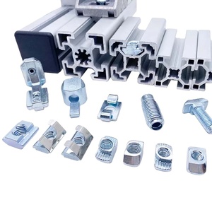 Minde Chất lượng cao M4 M5 2020 3030 loạt nhôm hồ sơ thép carbon 6 khe cắm thả trong t khe búa NUT - Product Image 3