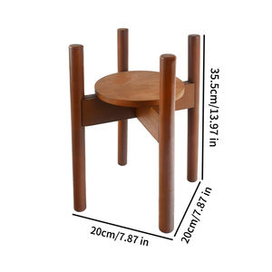 Support de plantes en bambou réglable pour intérieur, entièrement ajustable, porte-pots et jardinières pour <span class=keywords><strong>la</strong></span> maison et le <span class=keywords><strong>jardin</strong></span> - Product Image 3