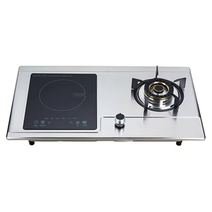 Table de cuisson <span class=keywords><strong>à</strong></span> <span class=keywords><strong>gaz</strong></span> et électrique double usage en acier inoxydable, <span class=keywords><strong>cuisinière</strong></span> <span class=keywords><strong>à</strong></span> induction encastrée pour cuisine, <span class=keywords><strong>cuisinière</strong></span> <span class=keywords><strong>à</strong></span> <span class=keywords><strong>gaz</strong></span> intelligente - Product Image 5