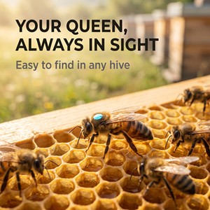 ปากกามาร์กเกอร์สำหรับทำเครื่องหมายผึ้ง<span class=keywords><strong>นางพญา</strong></span> ยี่ห้อ Colors Queen Bee Marking Marker Pen อุปกรณ์ทำเครื่องหมายที่ปลอดภัยสำหรับผู้เลี้ยงผึ้ง ใช้สำหรับทำเครื่องหมายผึ้ง<span class=keywords><strong>นางพญา</strong></span> - Product Image 6