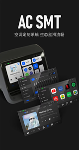 OEM 7 inç arka koltuk dokunmatik ekran araba MP5 DVD OYNATICI Tesla modeli 3 Y Carplay için WiFi <span class=keywords><strong>Bluetooth</strong></span> İklim kontrolü multimedya oynatıcı - Product Image 5