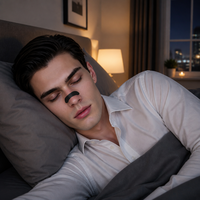 Bandes nasales anti-ronflement pour une meilleure respiration - Patch nasal adhésif de qualité médicale pour soulager le ronflement et améliorer la qualité du sommeil