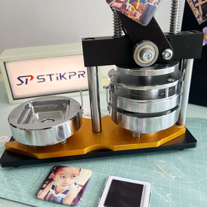 Wholesalers <strong>Online</strong> Square Hand Press Fridge Magnet <strong>Making</strong> Machine Custom Photo Fridge Magnet <strong>Button</strong> Maker <strong>Button</strong> Machine Kit - Product Image 3