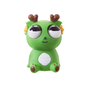 Pop Eye Dinosaur Squishy <b>Dragon</b> Squeeze Toy-Sensory Fidget Doll Stress Relief Prank Toy for Ages 8-13 Plastic - Product Image 6