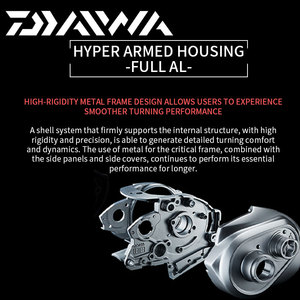 รอกเบทคาสติ้ง DAIWA Moon Beauty AIR TW รุ่นใหม่ ปี <span class=keywords><strong>2022</strong></span> 12+1BB สำหรับตก<span class=keywords><strong>ปลา</strong></span>ทะเล รอกเบทคาสติ้งน้ำหนักเบาพิเศษ - Product Image 4