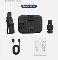 Lampe de poche portable rechargeable pour téléphone portable, température de couleur réglable 2500-6500K, CRI élevé Ra>97