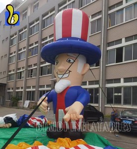 Mascotte portatile gonfiabile <span class=keywords><strong>zio</strong></span> Sam figura, Parade Festival decorazione gonfiabile Sam statua palloncino - Product Image 3