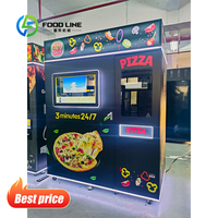 Distributeur automatique de pizzas, parfait pour les entreprises qui ouvrent tard et les coins gastronomiques fréquentés