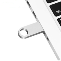Clé USB Métallique à Bas Prix 1 Go 2 Go 4 Go 2.0 Mini Clé USB avec Logo Laser Gratuit Argent Noir Or