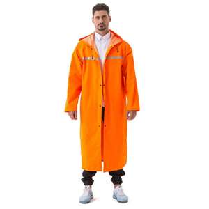 Equipo <span class=keywords><strong>de</strong></span> <span class=keywords><strong>lluvia</strong></span> <span class=keywords><strong>de</strong></span> una sola <span class=keywords><strong>capa</strong></span> <span class=keywords><strong>de</strong></span> trabajo, abrigo a prueba <span class=keywords><strong>de</strong></span> viento con cinta reflectante, impermeable <span class=keywords><strong>militar</strong></span> - Product Image 2