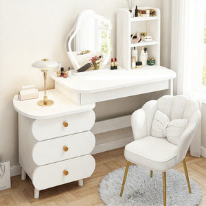 Nuevo <span class=keywords><strong>tocador</strong></span> moderno y sencillo 2025 para dormitorio familiar <span class=keywords><strong>pequeño</strong></span>, con gabinete <span class=keywords><strong>de</strong></span> almacenamiento y diseño Master Wind - Product Image 2