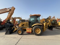 Retroexcavadora Usada 4x4 Original Cat 420F, Cargadora Multifunción con Tracción en las Cuatro Ruedas, Maquinaria a Bajo Precio en Venta