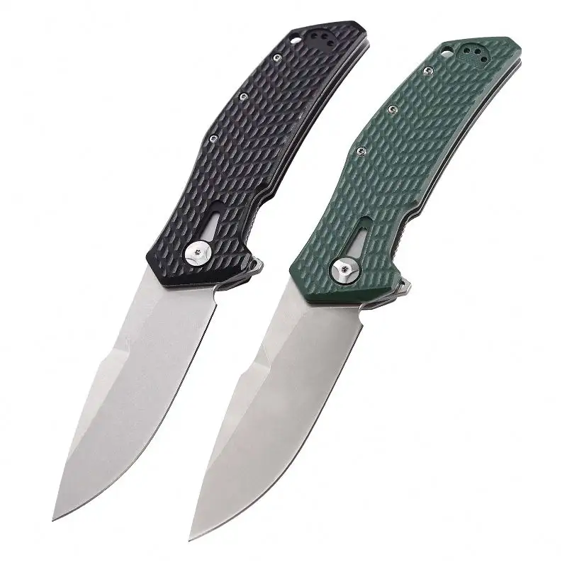 RANK1982 New EDC tool outdoor self-defense camping folding d2 steel G10 handle knife tactical hunting wilderness survival
